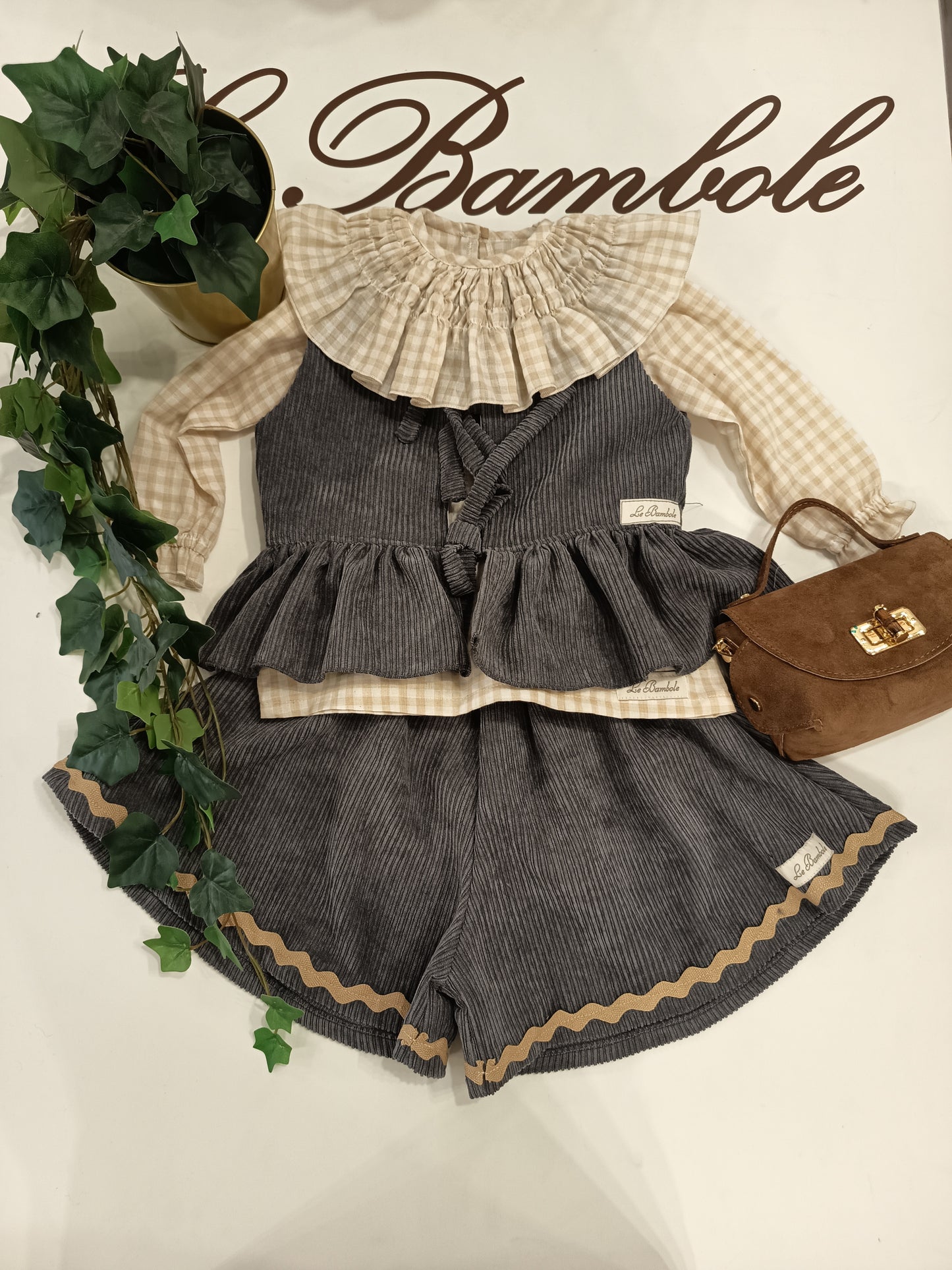 COMPLETO ANDRE PANTALONE A FARFALLA