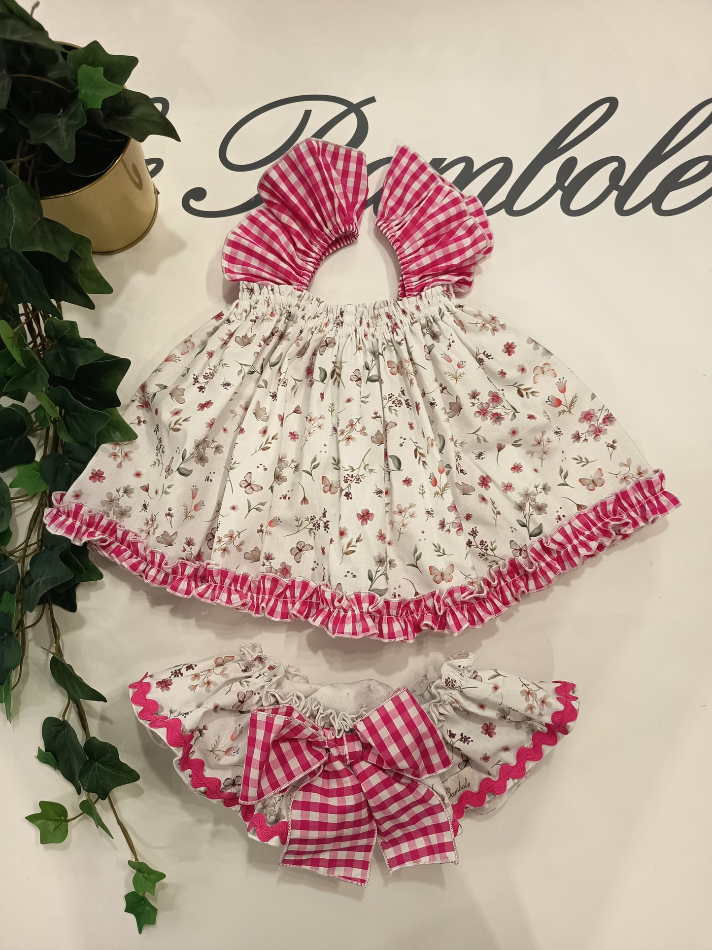 SET GIORGIA FIORI FUCSIA