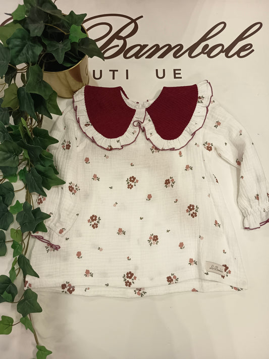 CAMICIA LOVE COLLO VELLUTO
