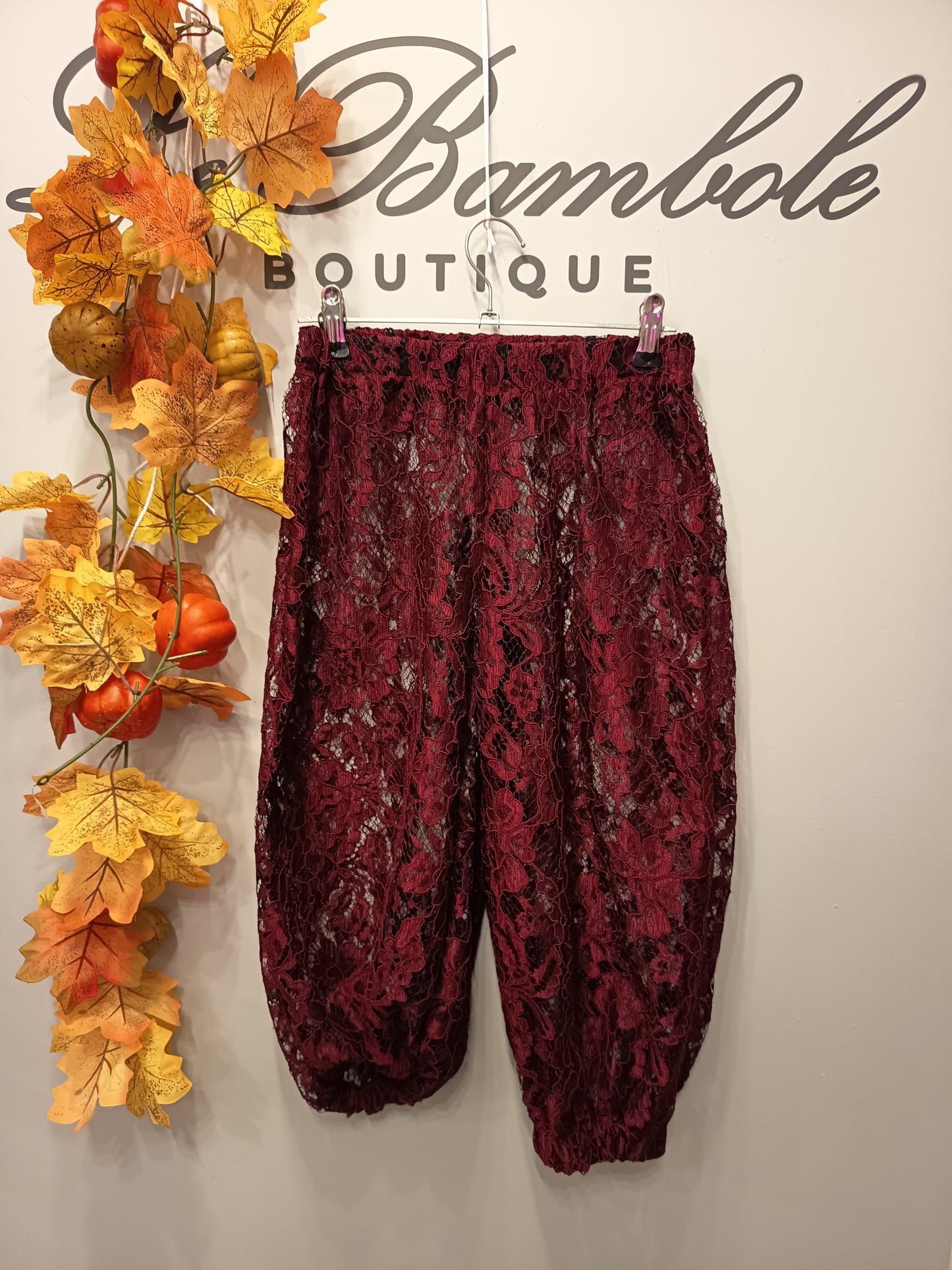 PANTALONE BURGUNDY