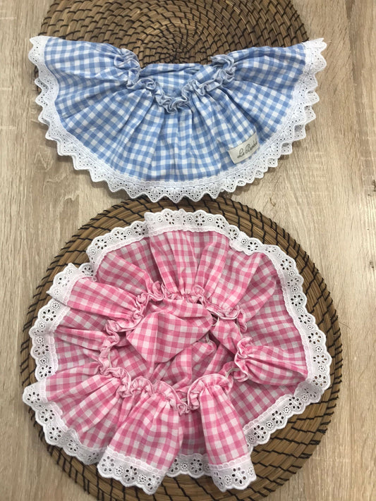 COSTUME VICHY ROSA E AZZURRO