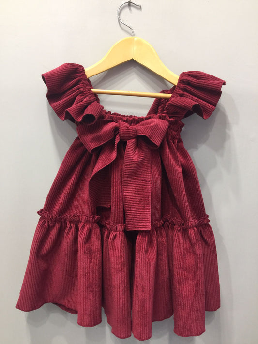 DRESS BURGUNDY