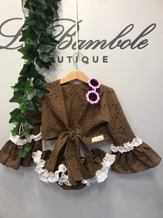 SET COSTUME CIOCCOLATO