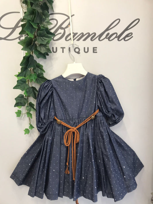 ABITO JEANS MICROBRILLANTINI