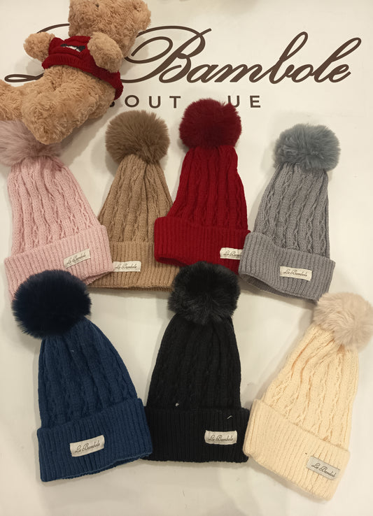 CAPPELLO LANA INTRECCIATA